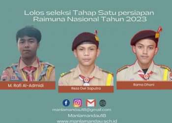 Tiga Siswa MAN Lamandau Lolos Seleksi Raimuna Nasional XII Tahun 2023