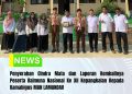 2 Siswa MAN Lamandau Kembali ke pangkalan MAN Lamandau setelah mengikuti Raimuna Nasional ke XII Tahun 2023 di Buperta Cibubur