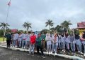 Siswa MAN Lamandau Ikuti Jalan Sehat Peringati Hari Buruh Internasional 2024
