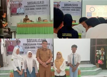 Peserta didik MAN Lamandau Ikuti Sosialisasi Pencegahan Perkawinan Usia Anak oleh Dinas Kesehatan Kabupaten Lamandau