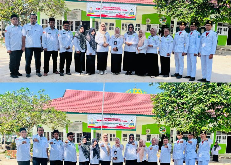 Pendidik dan Tenaga Kependidikan MAN Lamandau Ikuti Peringatan Hari Pahlawan Nasional di MIN 1 Lamandau