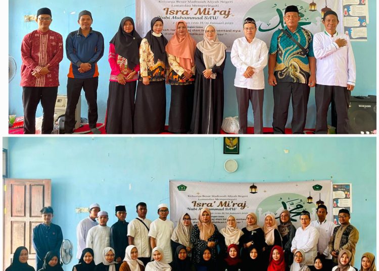 MAN Lamandau Selenggarakan Peringatan Isra Mi’raj 1446 H dengan Tema Pendidikan Karakter