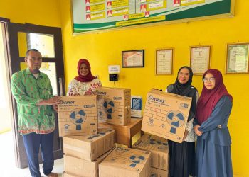 MAN Lamandau Terima Donasi 10 Kipas Angin dari Orang Tua Peserta Didik