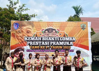 7 Siswa MAN Lamandau Menjadi Kakak Bina Damping dalam Kemah Bhakti Lomba Prestasi Pramuka
