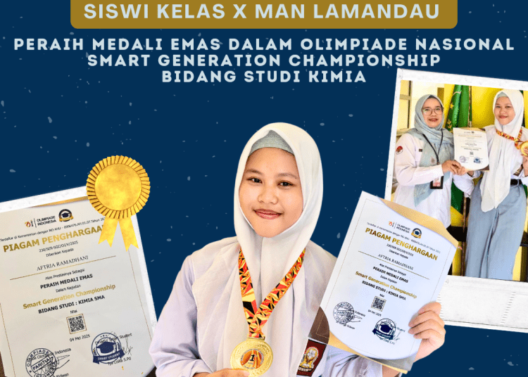 Siswi MAN Lamandau Raih Medali Emas di Olimpiade Nasional Bidang Kimia