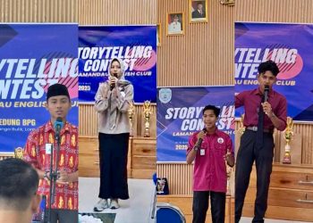 PESERTA DIDIK MAN LAMANDAU BERPARTISIPASI DALAM STORY TELLING CONTEST 2025