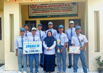 Tim LKBB Putra MAN Lamandau Raih Juara IV di Lomba Baris-Berbaris Kabupaten Lamandau