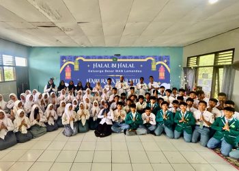 MAN Lamandau Gelar Halal Bihalal, Pererat Ukhuwah di Hari Pertama Masuk Sekolah