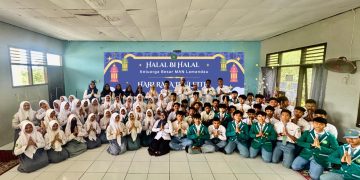 MAN Lamandau Gelar Halal Bihalal, Pererat Ukhuwah di Hari Pertama Masuk Sekolah