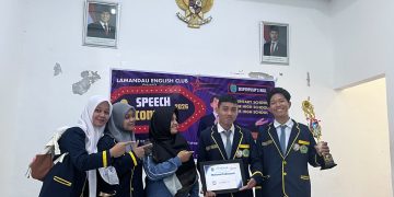 Siswa MAN Lamandau Raih Juara pada English Speech Contest Lamandau Regency 2026