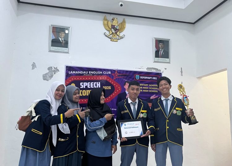 Siswa MAN Lamandau Raih Juara pada English Speech Contest Lamandau Regency 2026