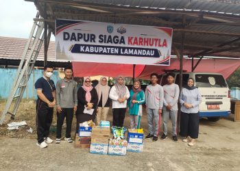 MAN Lamandau Berbagi Sembako untuk Dapur Siaga Karhutla Kabupaten Lamandau