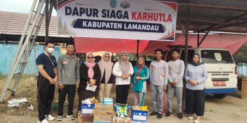MAN Lamandau Berbagi Sembako untuk Dapur Siaga Karhutla Kabupaten Lamandau