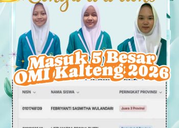 Tiga Peserta Didik MAN Lamandau Torehkan Prestasi pada OMI Kalimantan Tengah 2026